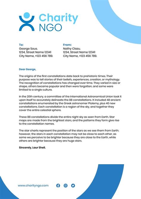 ngo letterhead|ngo letterhead format.